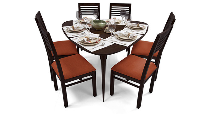 Glamour 6 Seat Dining Table Set